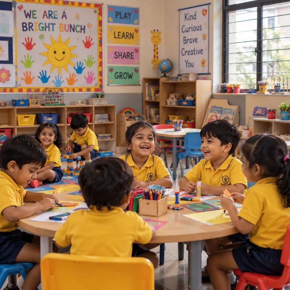 Kindergarten activity corner